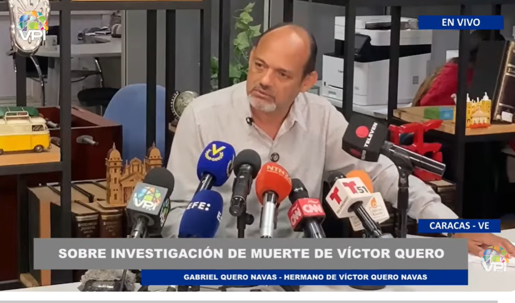 Cover image for Familia de Víctor Quero Navas rechaza informe oficial sobre su muerte