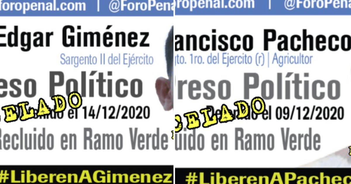 Comienzan las liberaciones de presos políticos militares en Venezuela